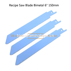 China Recip Saw Blade M2 Bimetal 6" 150mm 14TPI for Cutting Steel Tube, Metal Sheet and Hard Wood,Reciprocating supplier