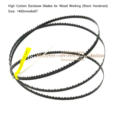 China High Carbon Bandsaw Blades for Wood Working (Black Hardened) Size:1400mmx6x6T supplier