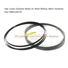China High Carbon Bandsaw Blades for Wood Working (Black Hardened) Size:1400mmx6x10T supplier