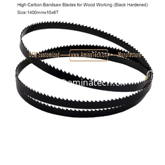 China High Carbon Bandsaw Blades for Wood Working (Black Hardened) Size:1400mmx10x6T supplier