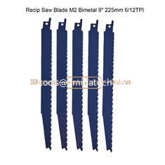 China Recip Saw Blade M2 Bimetal 9" 225mm 6/12TPI ,Reciprocating ,power Tools supplier