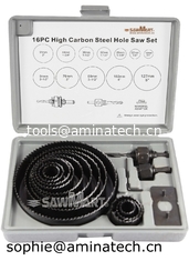 China 16-Piece Hole Saw Set with Case supplier
