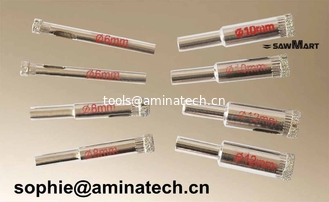 China Silver Tone Glass Cutting Diamond Hole Saw Tool supplier