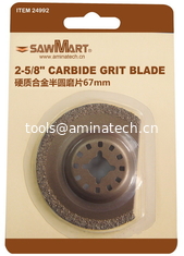 China 2-5/8 in. Carbide Grit Oscillating  Multi-Tool Half-Moon Blade supplier