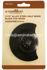China 3-1/2 in. High Carbon Steel Multi-Tool Half-Moon Blade For Wood supplier