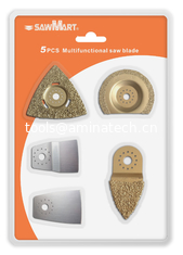 China 5 Piece Oscillating Tool Uni-Fit Tile Blades for Fein Multimaster, Bosch, Rigid supplier