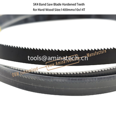 China High Carbon SK4 Bandsaw Blades for Wood Working (Black Hardened) Size:1400mmx10x14T supplier