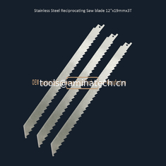 China Stainless Steel Reciprocating Saw blade 12"x19mmx3T,Cutting Wood,Frozen Meat,Bones supplier