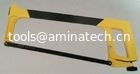 China Hand saw frame Square Tubular Hacksaw Frame  Aluminium Handle Soft Grip 300mm saw blade supplier