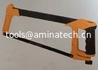 China Hand saw frame Square Tubular Hacksaw Frame   Aluminium Handle Soft Grip 300mm saw blade supplier