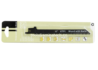 China Reciprocating saw blade WD606B 150mm 6T  for wood with nails materials supplier