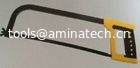 China Hand saw frame Square Tubular Hacksaw Frame Plastic Handle Soft Grip300mm saw blade yellow supplier