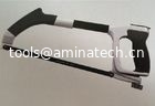 China Hand saw frame SquareOval Tubular Hacksaw Frame  Aluminium Handle Double Soft Grip 300mm saw blade supplier