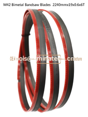 China M42 Bimetal Bandsaw Blades  2240mmx19x0.6x6T Metal Cutting Band Saw supplier