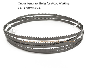 China Aminatech Carbon Bandsaw Blades for Wood Working Size: 1750mmx6x6T supplier