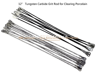China 12"Tungsten Carbide Grit Rod for Clearing Porcelain,Cutting Tiles supplier