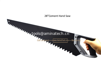 China 28"Cement Hand Saw,Carbon Steel,Tungsten Carbide Tip,Rubberized Handle,Cutting Cement,Concrete supplier