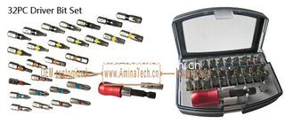 China 32PC Driver Bit Set,Screwing tool,Bit Set,Size:105X71X45mm,Package Box,Screwing Tool,More Discount supplier