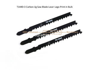 China T144D-3 Carbon Jig Saw Blade Laser Logo Print in Bulk,Size:100mmx8x6T,Cutting Woods,Reciprocating Saw Blade supplier