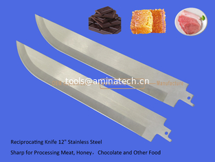 China Reciprocating Knife 12" Stainless Steel Sharp for Processing Meat, Honey，Chocolate and Other Food,Power Tools supplier