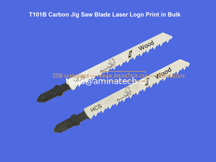 China T101B Carbon Jig Saw Blade Laser Logo Print in Bulk size:100mmx8x10T, Cutting Woods,Reciprocating Saw Blade supplier