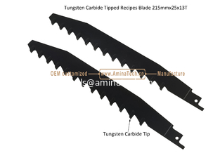 China Tungsten Carbide Tipped Recipes Blade 215mmx25x13T,Reciprocating,Power Tools supplier