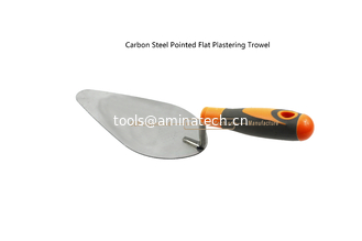 China Carbon Steel Pointed Flat Plastering Trowel supplier