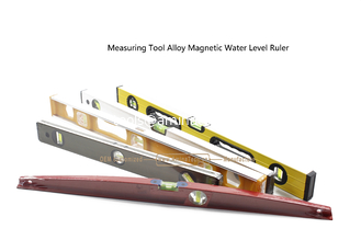 China Measuring Tool Alloy Magnetic Water Level Ruler supplier