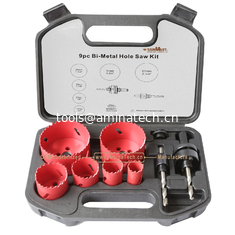 China 9PC Bi-Metal Hole Saw Set,Power Tools,Drill Bits supplier