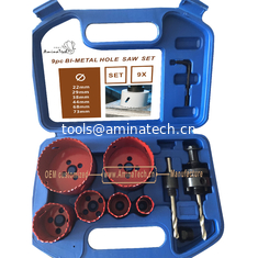 China 9PC Bi-Metal Hole Saw Kit,Power Tools,Drill Bits supplier