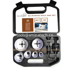 China 9PC Bi-Metal Hole Saw Kit,Power Tools,Drill Bits supplier