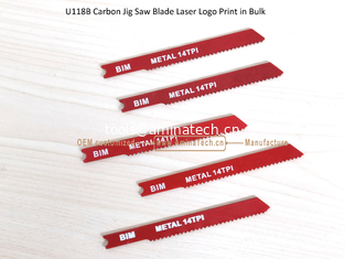 China U118B Bimetal Jig Saw Blade Laser Logo Print in Bulk,Reciprocating Saw Blade ,Power Tools supplier
