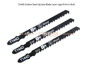 China T144D Carbon Jig Saw Blade Laser Logo Print in Bulk size:100mmx8x6T, Cutting Woods,Reciprocating Saw Blade supplier