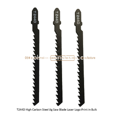 China T244D Carbon Jig Saw Blade Laser Logo Print in Bulk size:100mmx6.5x6T, Cutting Woods,Reciprocating Saw Blade,Power Tools supplier