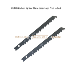 China U144D Carbon Jig Saw Blade Laser Logo Print in Bulk size:100mmx8x6T, Cutting Woods,Reciprocating Saw Blade supplier