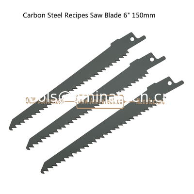 Carbon Steel Recipes Saw Blade 6" 150mm  for Wood Cut ,Reciprocating,Power Tools supplier