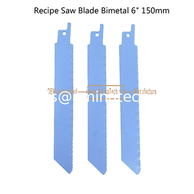 Recip Saw Blade M2 Bimetal 6" 150mm 14TPI for Cutting Steel Tube, Metal Sheet and Hard Wood,Reciprocating supplier