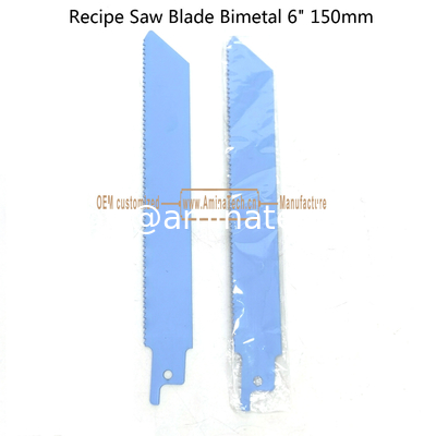 Recip Saw Blade M2 Bimetal 6" 150mm 14TPI for Cutting Steel Tube, Metal Sheet and Hard Wood,Reciprocating supplier