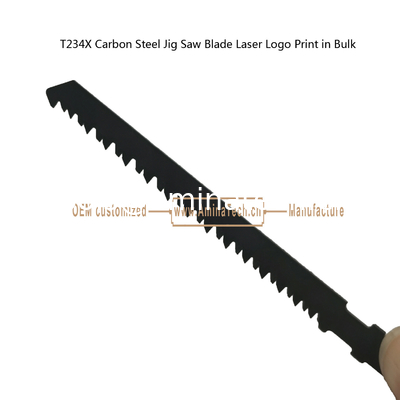 T234X Carbon Steel Jig Saw Blade Laser Logo Print in Bulk supplier