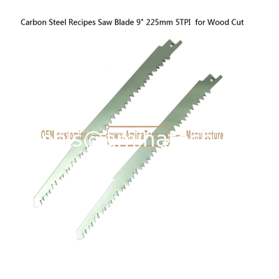 Carbon Steel Recipes Saw Blade 9" 225mm 5TPI  for Wood Cut,Reciprocating supplier