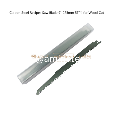 Carbon Steel Recipes Saw Blade 9" 225mm 5TPI  for Wood Cut,Reciprocating supplier