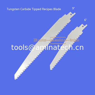 Tungsten Carbide Tipped Recipes Blade 6"-150mm,Reciprocating supplier