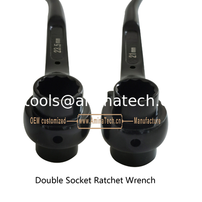 Double Socket Ratchet Wrench supplier