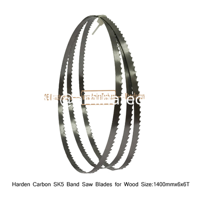 Carbon SK5 Band Saw Blade for Wood   Size :1400mm x6x6T supplier