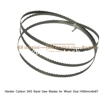 Carbon SK5 Band Saw Blade for Wood   Size :1400mm x6x6T supplier