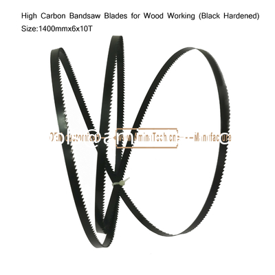 High Carbon Bandsaw Blades for Wood Working (Black Hardened) Size:1400mmx6x10T supplier