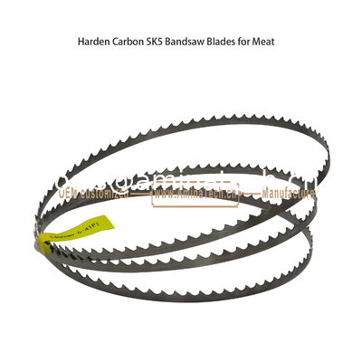 Harden Carbon SK5 Bandsaw Blades for Meat Size:1400mmx6x4T supplier