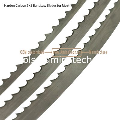 Harden Carbon SK5 Bandsaw Blades for Meat Size:1400mmx6x4T supplier