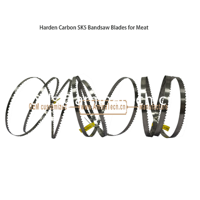 Harden Carbon SK5 Bandsaw Blades for Meat Size:1400mmx10x4T supplier