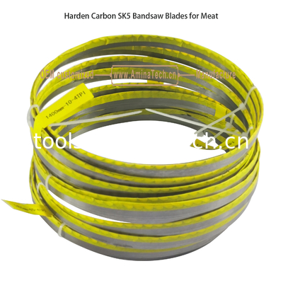 Harden Carbon SK5 Bandsaw Blades for Meat Size:1400mmx10x4T supplier